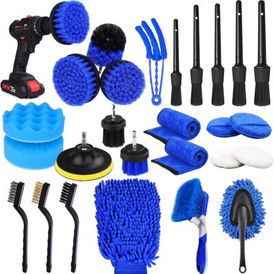  THINKWORK Car Cleaning Kit, Car Washing Kits for Vehicles, Car  Detailing Kit Suitable for Small and Medium Vehicles Such As Cars, Trucks,  Suvs(17pcs) : Automotive